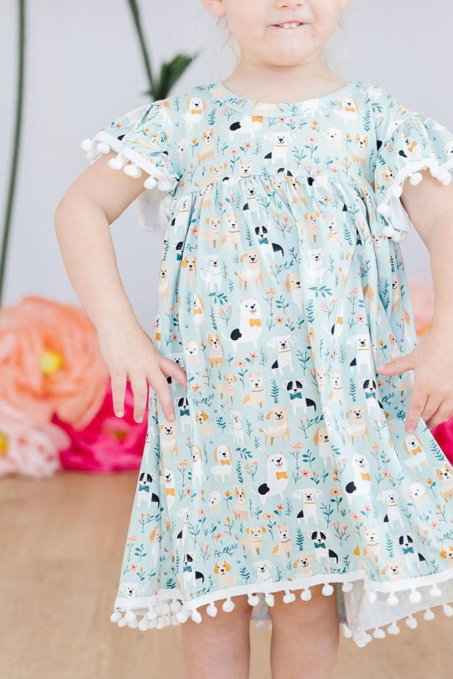 Furry Friends Pom Pom Dress 5