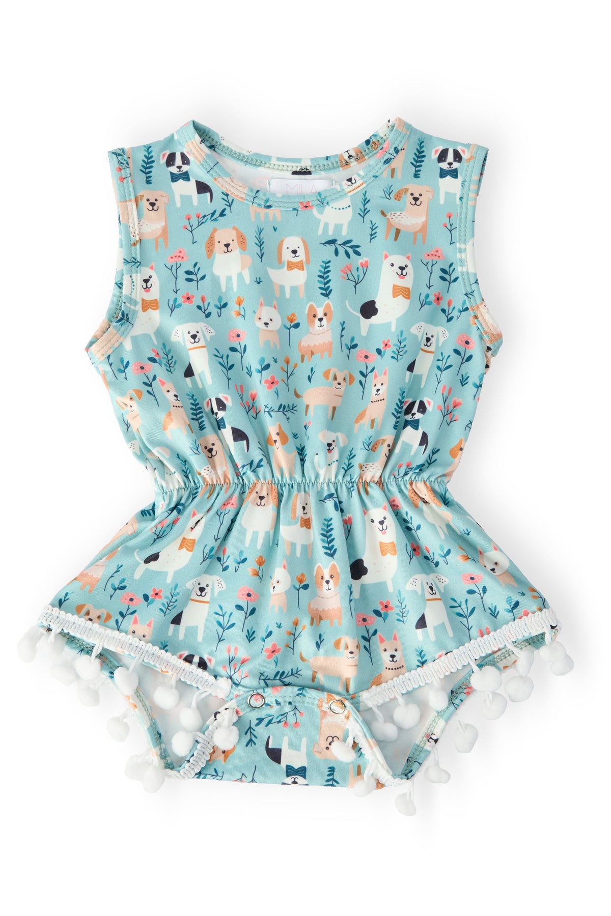 Furry Friends Pom Pom Romper 1