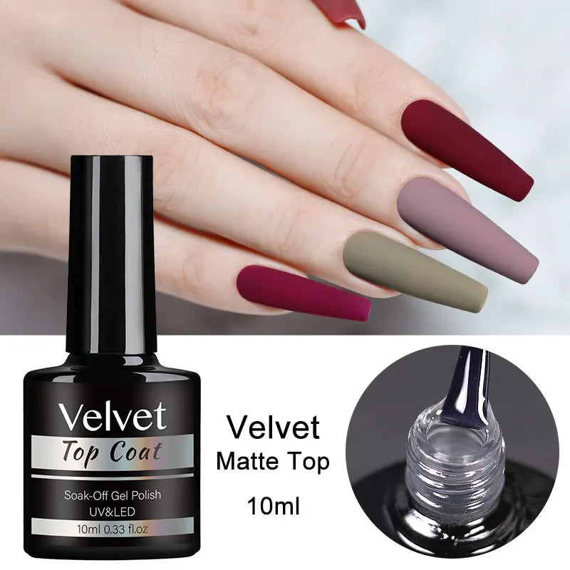 Clou Beaute 15ml Red Black White Green Neon Gel Nail Polish Base Top Coat Velvet Top 400 Colors Semi Permanent Gel Nail Varnish 30