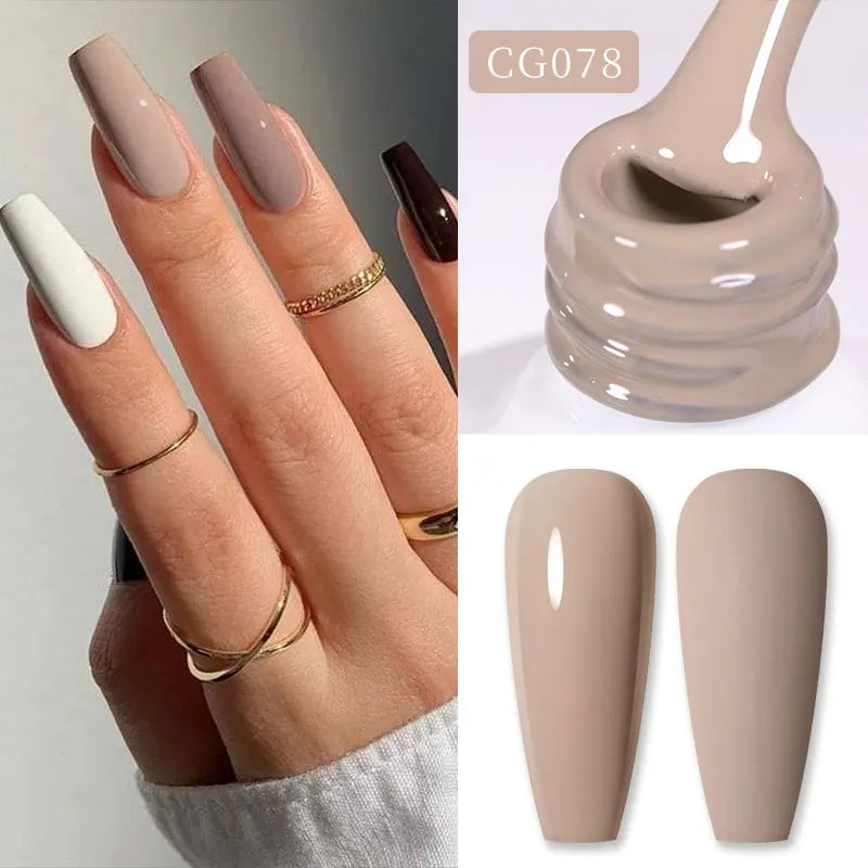 BORN PRETTY 10ml Blood Red Jelly Gel Nail Polish Halloween Nails Art Gel Polish Sheer Translucent Nail Gel for Winter Manicure 75
