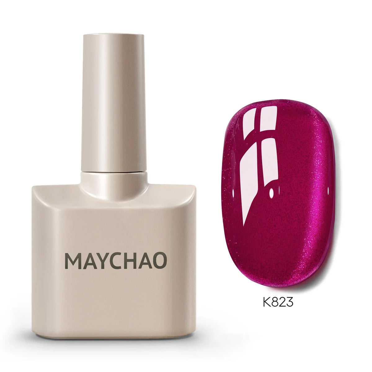 MAYCHAORomantic Galaxy Cat Eye Gel Nail Polish With Magnet Soak off UV Holographic Magnetic Rainbow Gel Polish for Nail Manicure 58