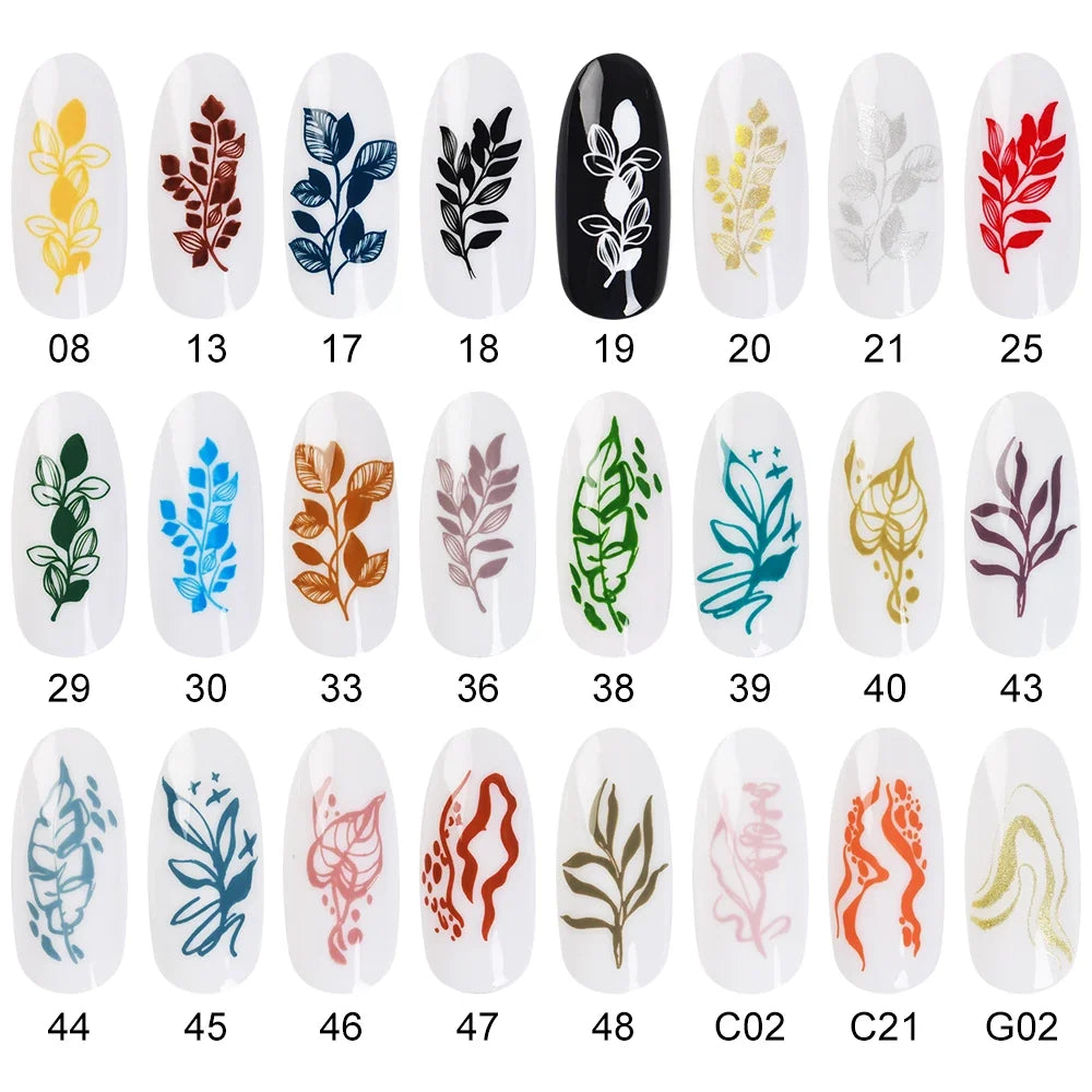 KADS Professional 11ml 24 Colors Nail Stamping Polish Gold Silver Nails Art Varnish for Stamping Plate DIY Nail Printing Polish 3