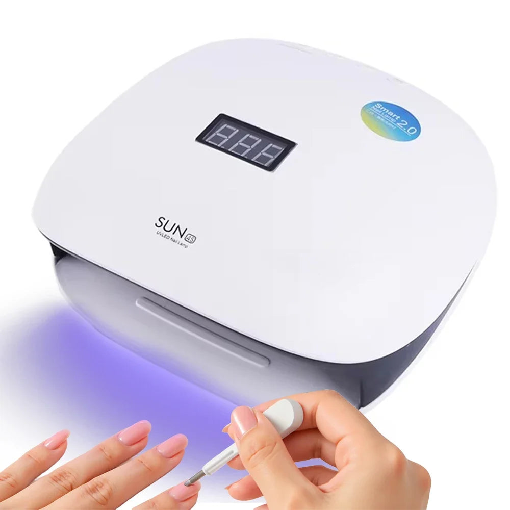 Professional Nail Lamp For Manicure With 4 Timers Setting 48W UV LED Nail Lamp Nails For Fast Curing Gel Nail Polish For Salon 1