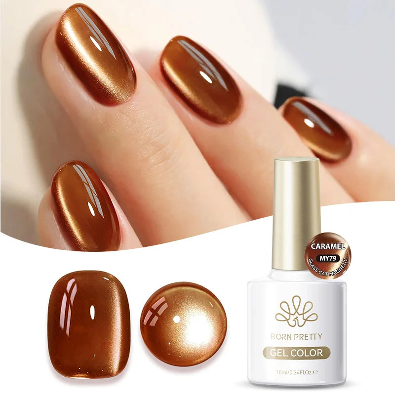 BORN PRETTY 117 Colors Cat Magnetic Gel Nail Polish 10ml Full Coverage Varnish Semi Permanent Super Gorgeous Nails Manicure 79