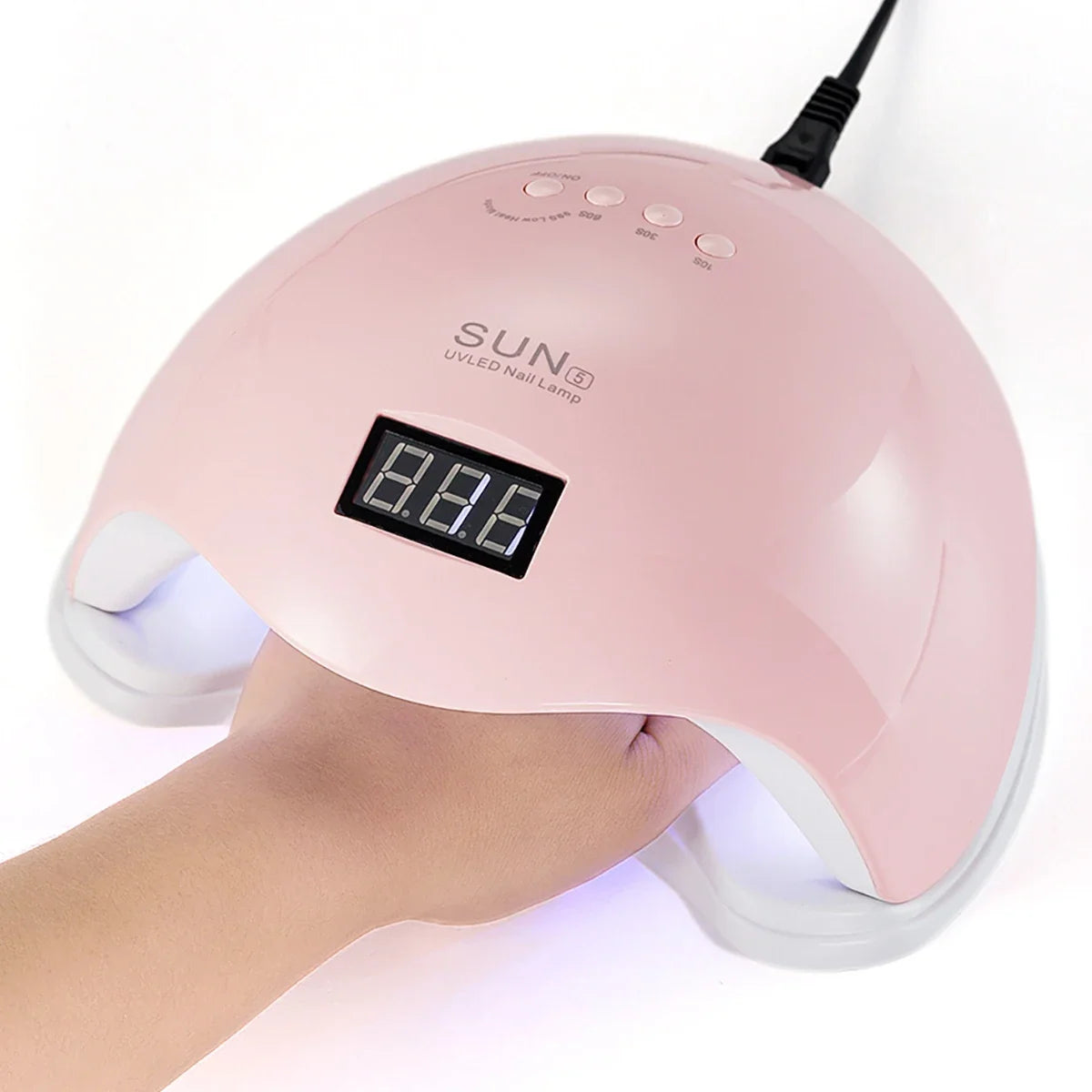SUN5 UV LED Nail Lamp 48W Nail Dryer For Curing Gel Nail Polish With 4 Timer Automatic Sensor LCD Display Professional Nail Lamp 8