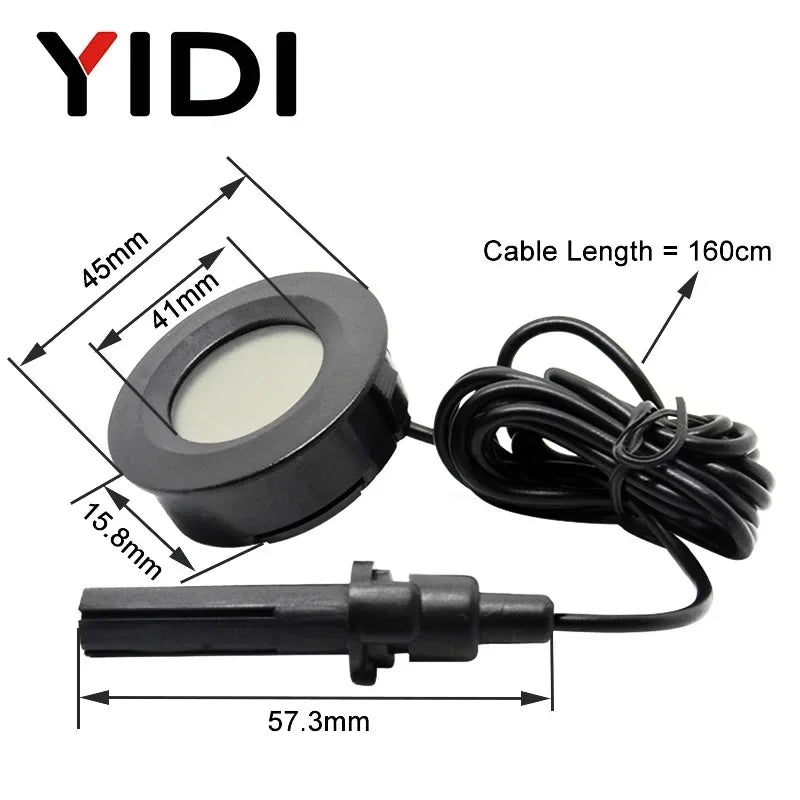 Mini LCD Digital Thermometer Hygrometer | Dual Probe Temperature Humidity Monitor 2