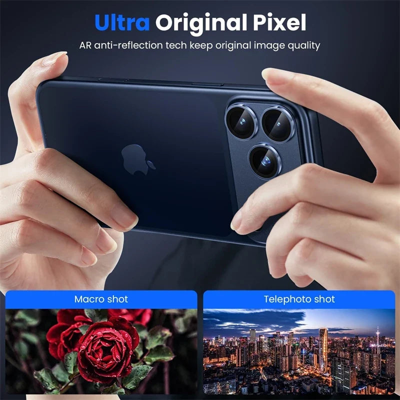 Tempered Glass Lens Protector with Metal Ring 2