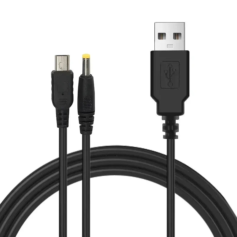 DATA FROG 2 in 1 USB Data Charger Cable for PSP 1000 2000 3000 3