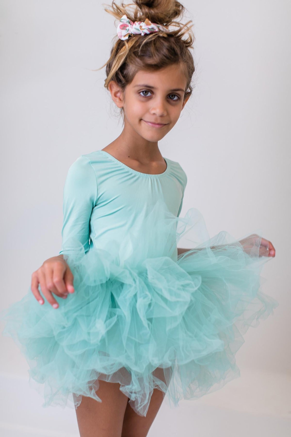 Sage 3/4 Tutu Leotard 2