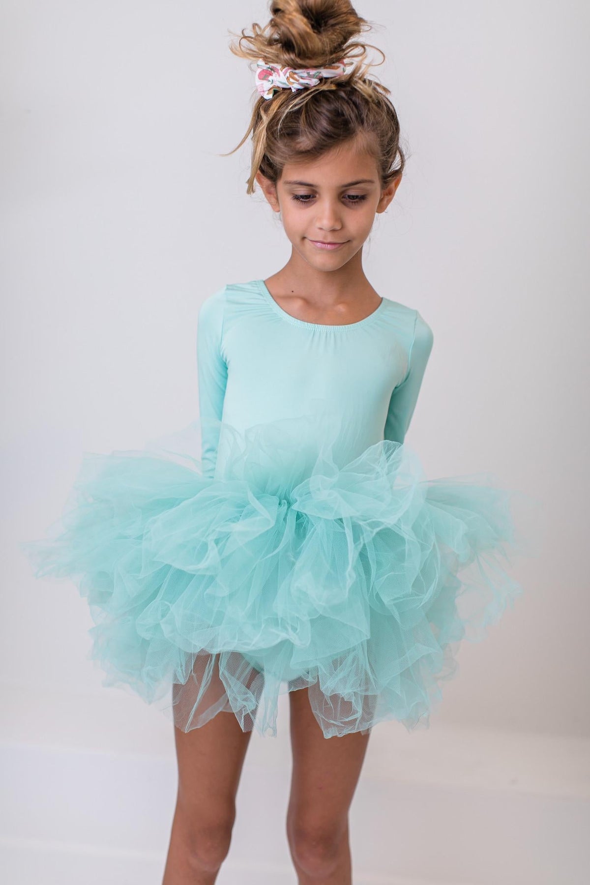 Sage 3/4 Tutu Leotard 3