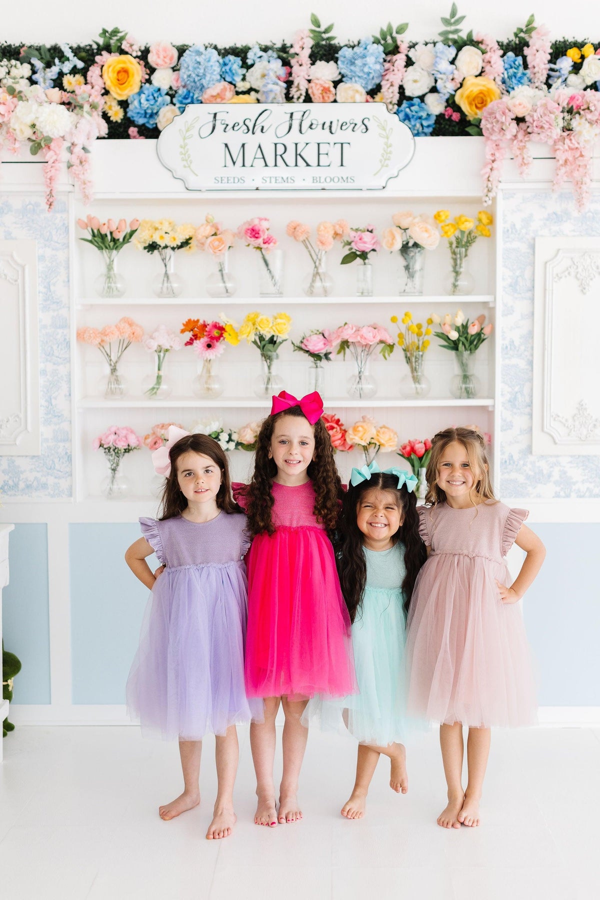 Dusty Pink Shimmer Tutu Dress 2