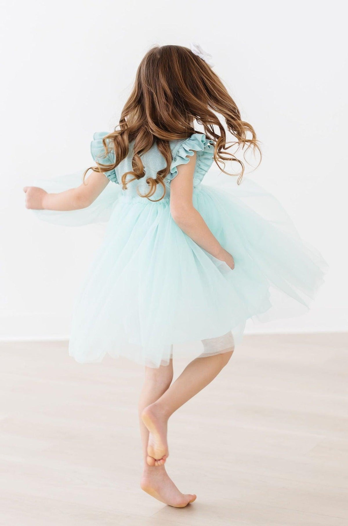 Sage Shimmer Tutu Dress 10