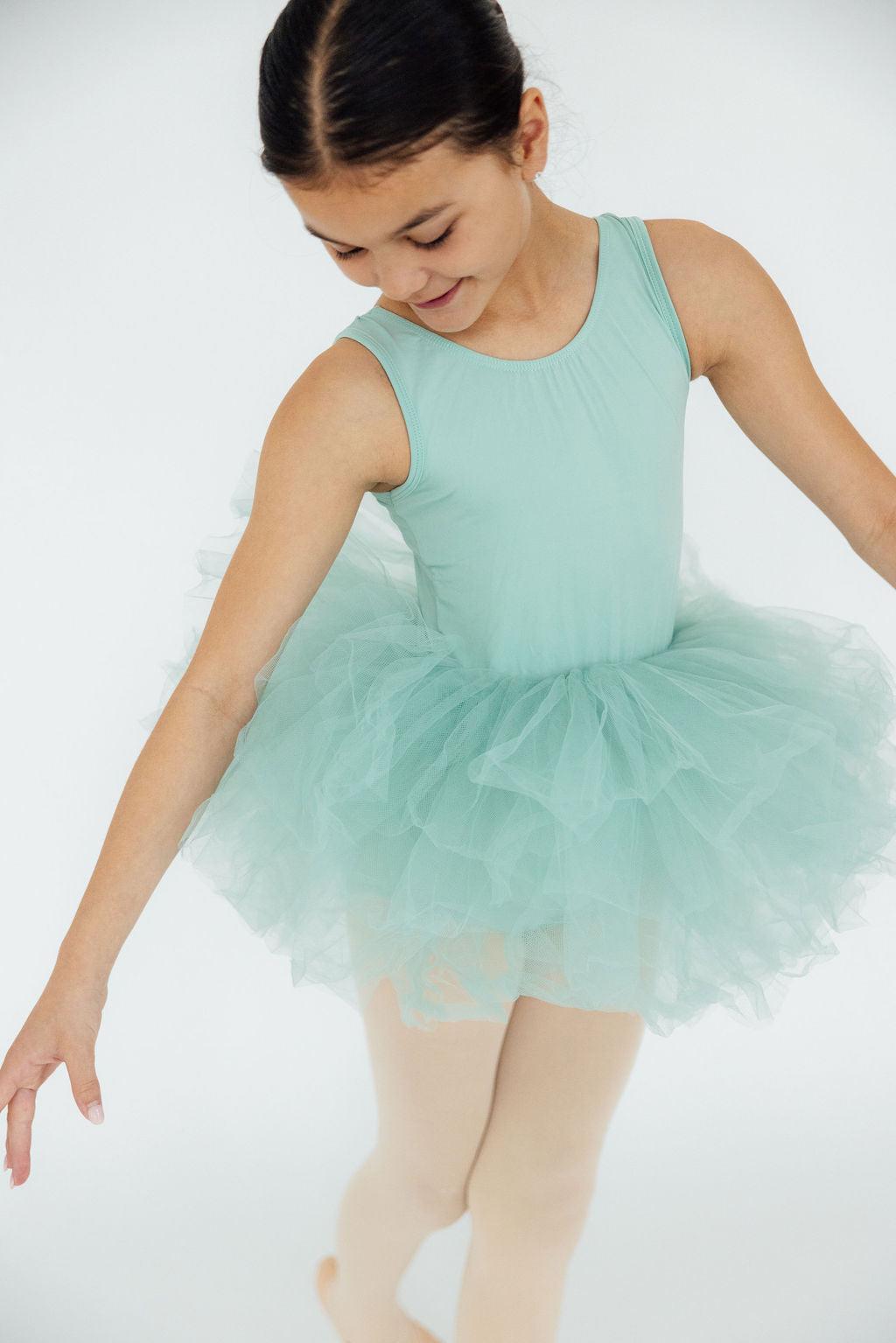 Sage Tank Tutu Leotard 1