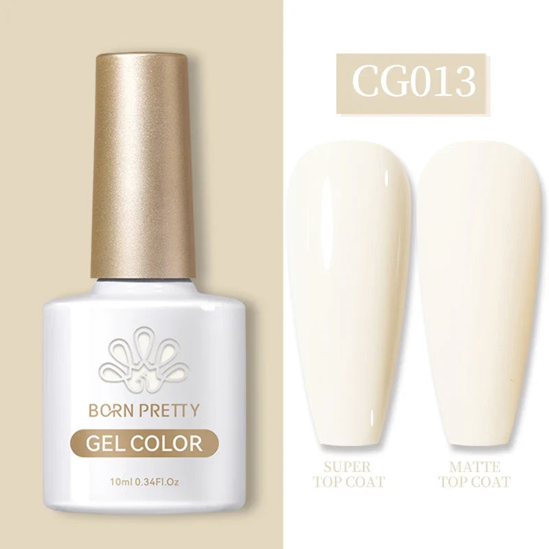 BORN PRETTY 10ml Clear Blooms Gel Polish UV LED Soak Off Nail Art Polish for Spreading Effect Marble Nail Polish Gel Painting 25