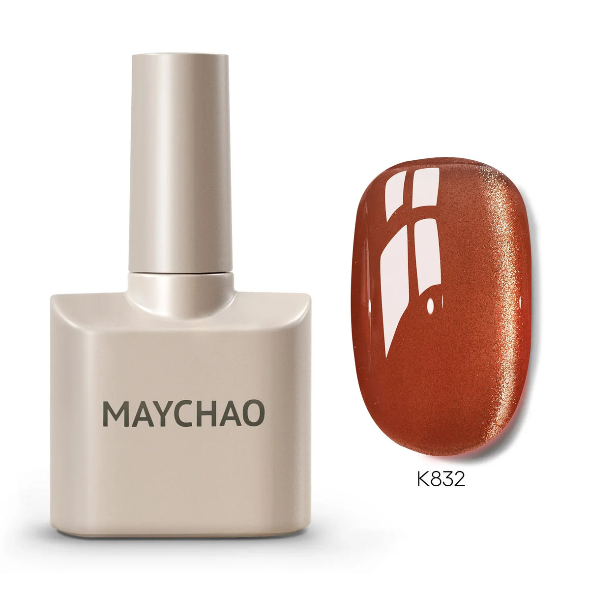 MAYCHAORomantic Galaxy Cat Eye Gel Nail Polish With Magnet Soak off UV Holographic Magnetic Rainbow Gel Polish for Nail Manicure 7