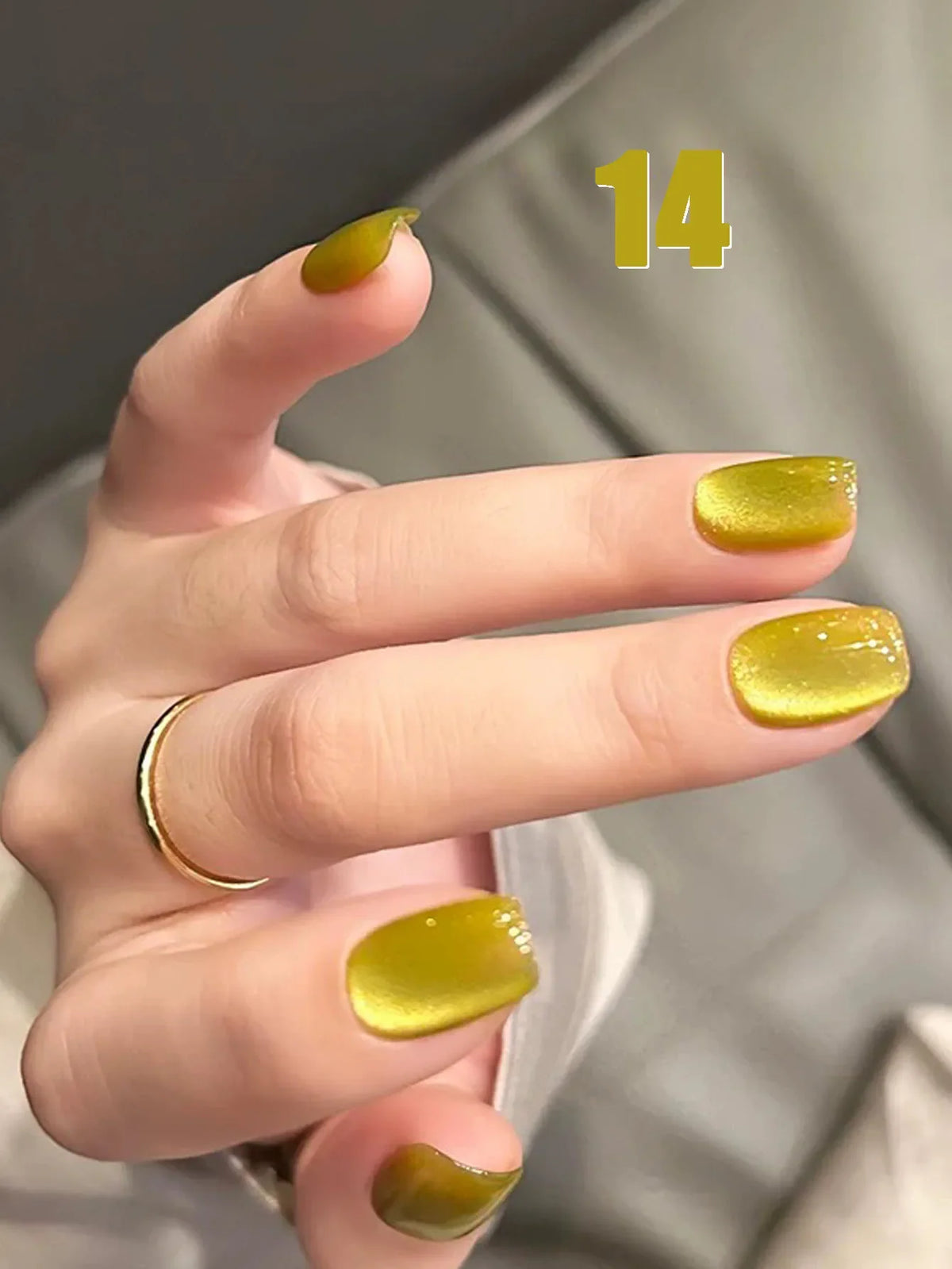 MIANEL 12ML Emperor Green Cat Eye Gel Nail Polish Whitenning Nails Green Nails Suitable For Nail Salons Nail Supplies  1-21pcs 4