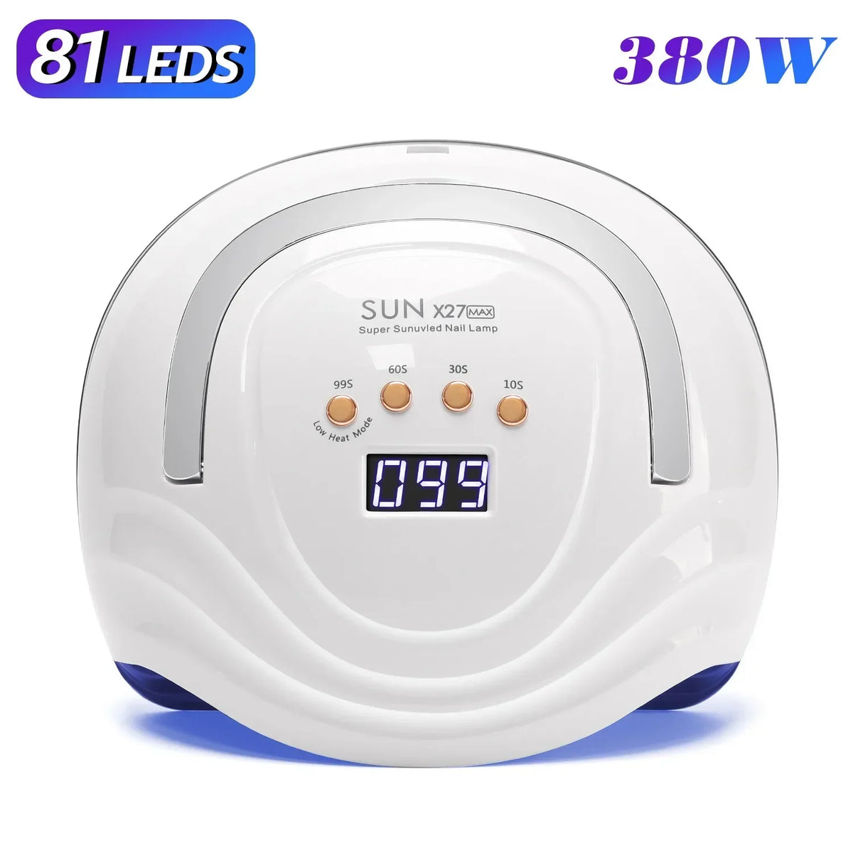 380W UV LED Lamp for Nail  84 LEDs Nail Dryer with Auto Sensor Quick-drying Manicure Lamp for Curing Nail Polish Nail Art Tools 7