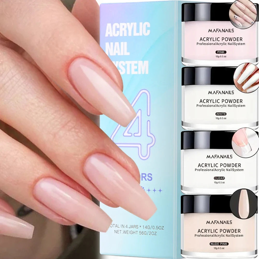 Nail Kit Set Acrylic Powder Monomer Acrylic Liquid For Nail Extension Professional Gel Manicure Set False Nails Art Tools Set *& 30