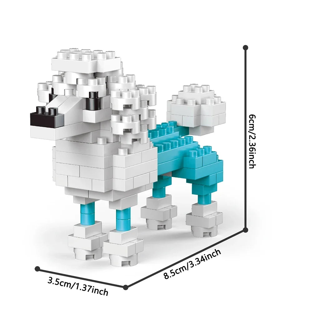 Mini Dachshund Dog Building Blocks Toy for Adults and Kids: Detailed and Lifelike Design,  Fun and Educational Construction Set 12
