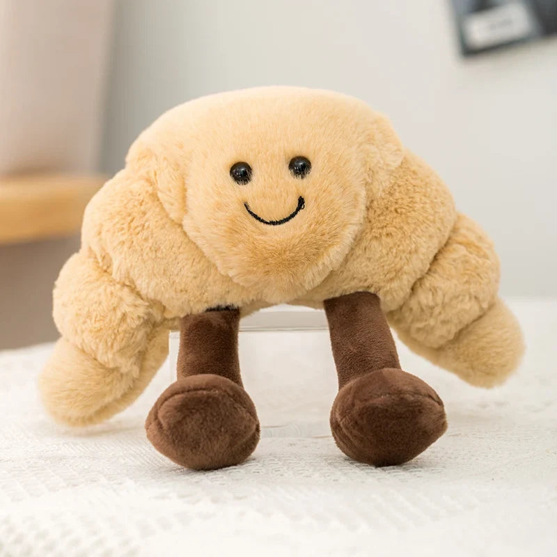 Cute Cartoon Egg & Toast Plush Toy – Breakfast Expression Stuffed Doll Pillow | Soft Baby Comfort Toy & Christmas Gift 12