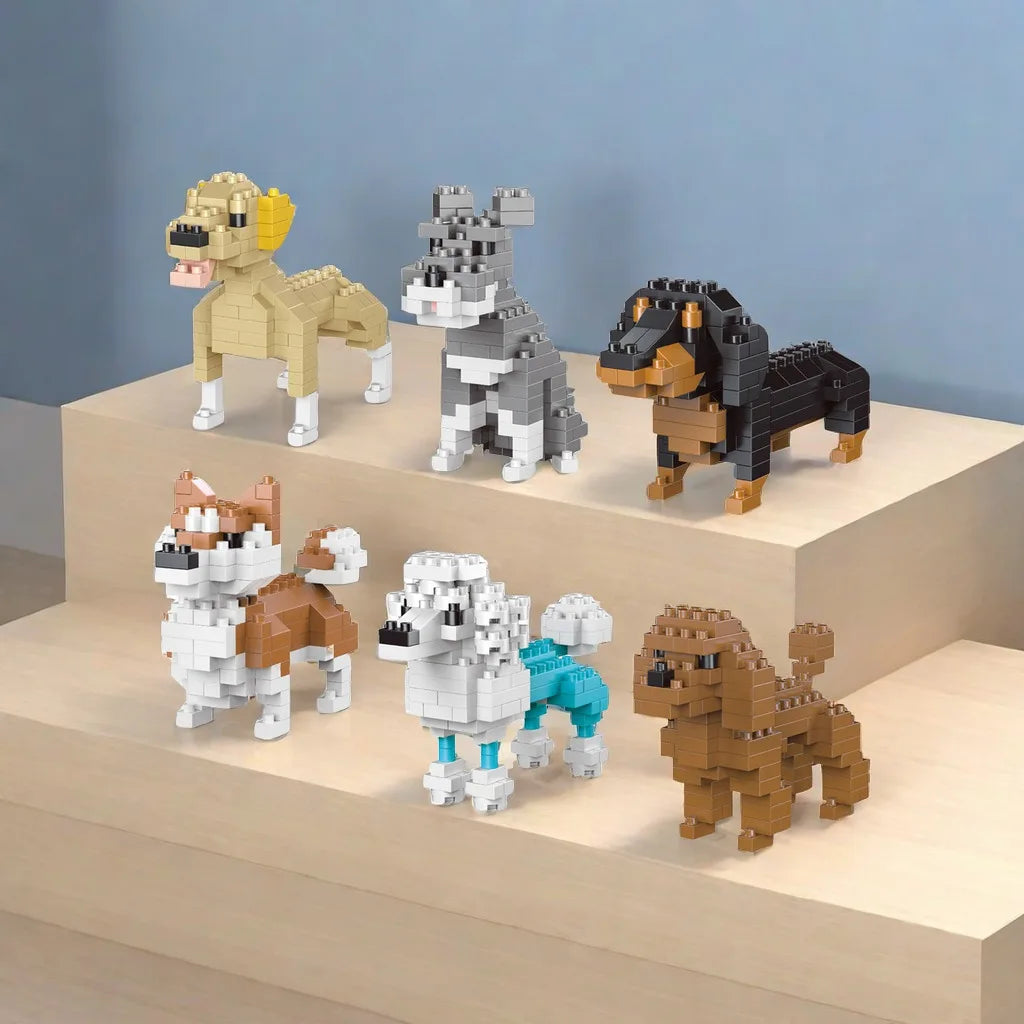 Mini Dachshund Dog Building Blocks Toy for Adults and Kids: Detailed and Lifelike Design,  Fun and Educational Construction Set 3