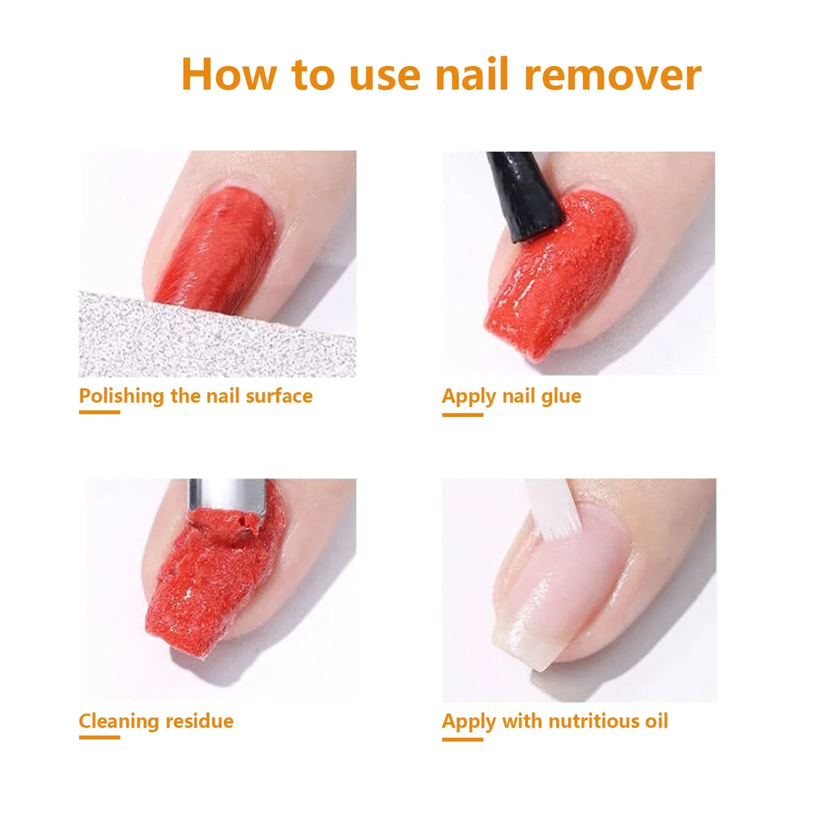 15ML Gel Nail Polish Remover No Need Soaking or Wrapping Gel Remover for Nails 3-5 Minutes Easy And Quick 5