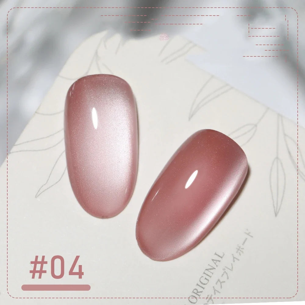 XEIJAYI Pink Cat Eye Gel Nail Polish Ceramic Magnetic Gel UV Semi-permanent Enamels Varnish Nail Supplies For Professionals Gel 81