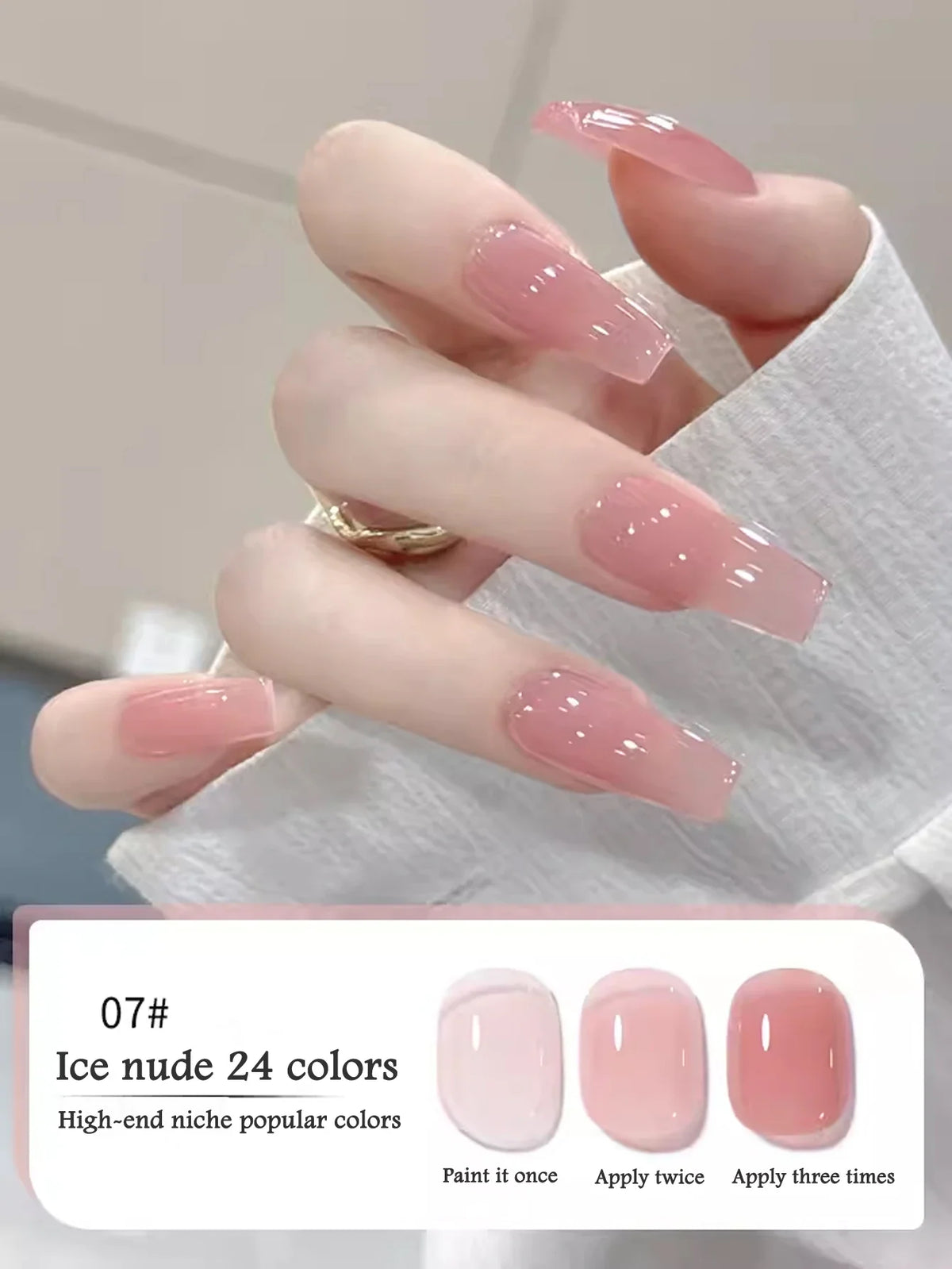 10ML 1-24PCS Milk White Jelly Gel Nail Polish Nail Art 2026 New Popular Nail Supplies UV LED Light Nails Black Red Nails 11