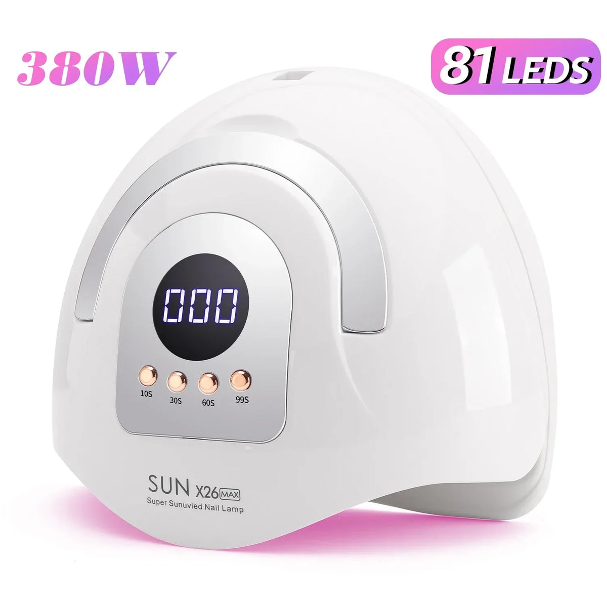 380W UV LED Lamp for Nail  84 LEDs Nail Dryer with Auto Sensor Quick-drying Manicure Lamp for Curing Nail Polish Nail Art Tools 11