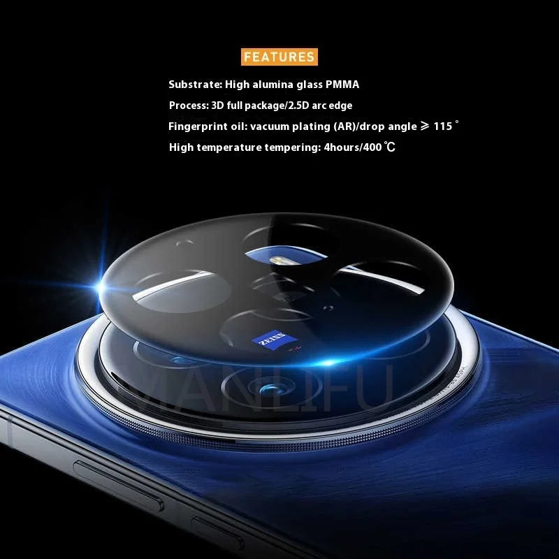 Tempered Glass Lens Protector for Vivo X200 Pro Back Camera