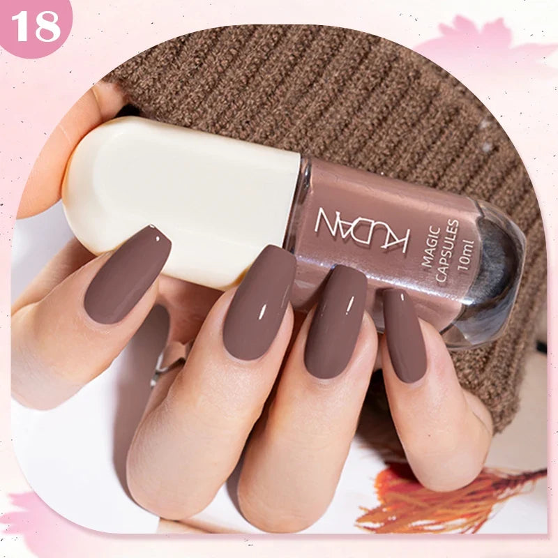 10ml Water-Based Peel Off Nail Polish 40 Colors Long Lasting Quick Drying No Need of Lamp to Cure Nail Supplies Manicure Nails 25