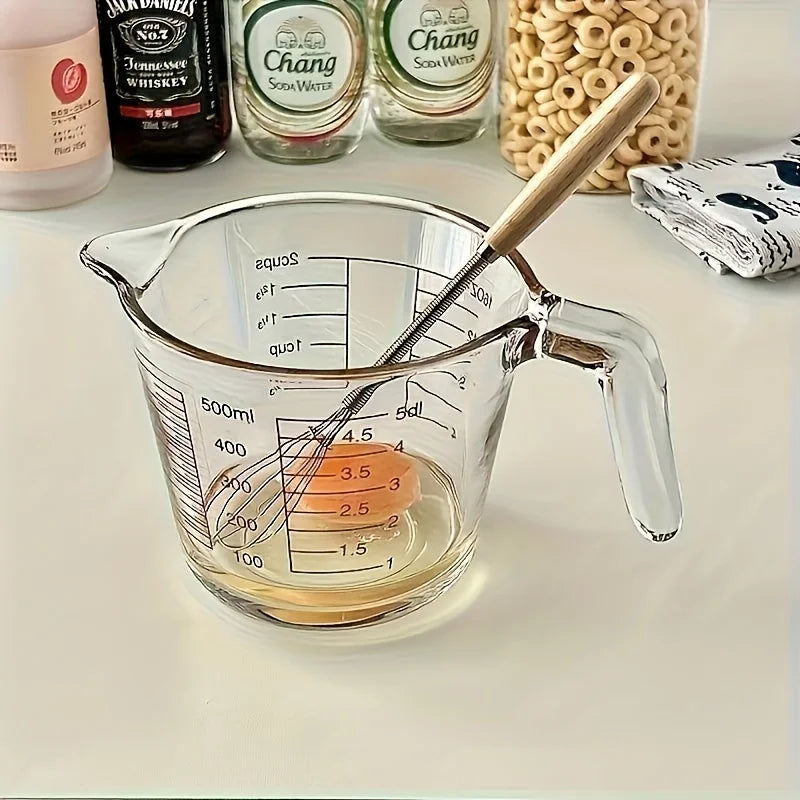 /3pcs Set of Whisks with Solid Wood Handles | Stainless Steel Kitchen Whisk and Cream Mixer 3