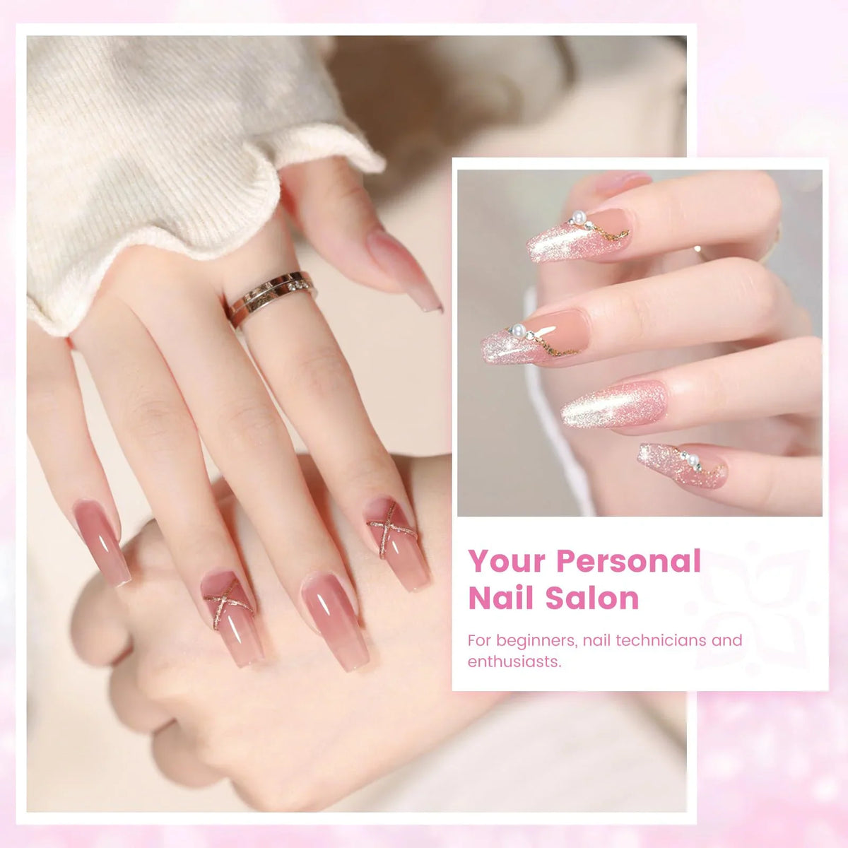 Acrylic Nail Kit ,Clear White Pink 28g Acrylic Powder and 75ml Liquid Set Brush Forms Cuticle Oil Pen Tools Manicure Nails Kit 6