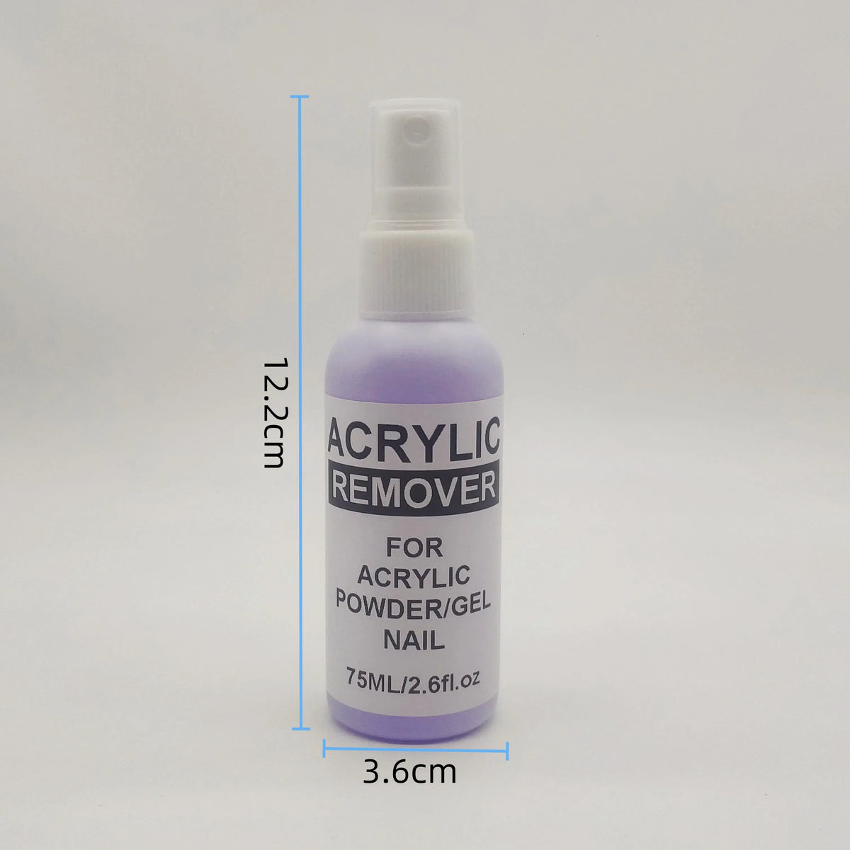 75ml Professional Acrylic Remover Liquid Nail Polish Remover Gel Remover 4