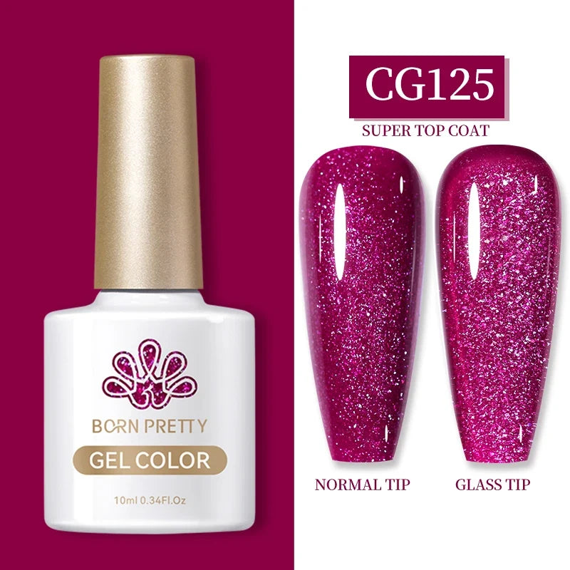 BORN PRETTY 10ml Clear Blooms Gel Polish UV LED Soak Off Nail Art Polish for Spreading Effect Marble Nail Polish Gel Painting 12