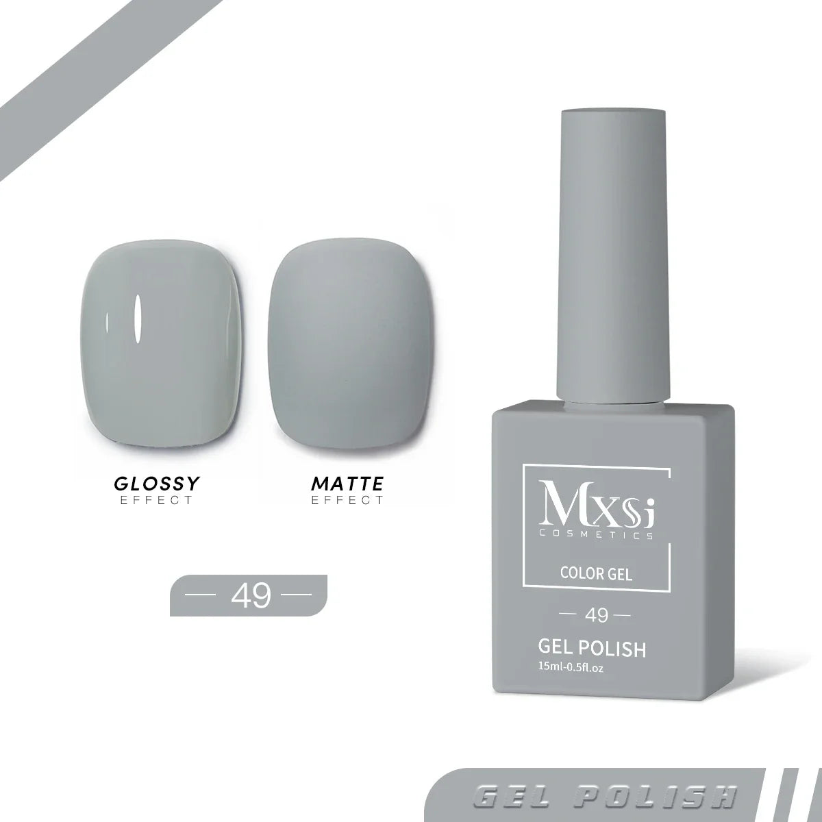 Mxsi 15ml Gel Nail Polish Neon Brown Royal Blue Red Green Pastal Nude Nail Art Varnish Gel Lacquer Top Coat UV Gel Nail Not Set 25