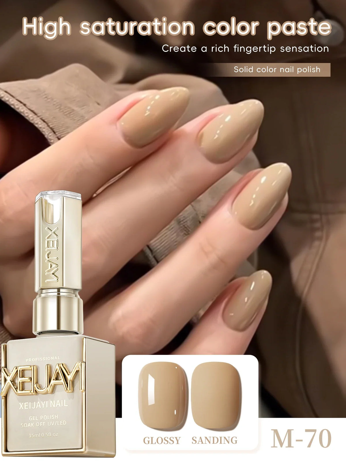 1Pc 15ML Milky White Pure Nail Polish Gel Nail Add Semi-Permanent Soak Off UV LED Construction Gel Varnish 10