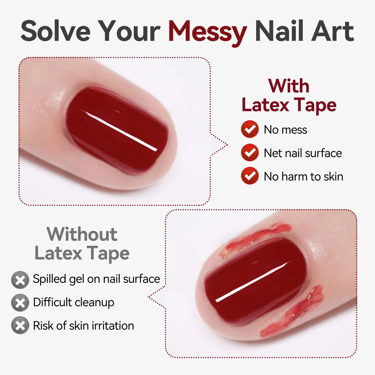 BORN PRETTY 15ml Peel Off Nail Latex Tape Gel Nail Polish Anti-freezing Quick Dry No Need for Curing Nails Finger Protector Tool 2