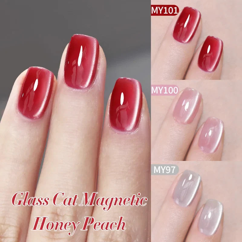 BORN PRETTY 10ml Silver Water Light Cat Magnetic Gel Nail Polish Nail Supplies Vernis Semi Permanent Gel for Fall Winter Nails 4