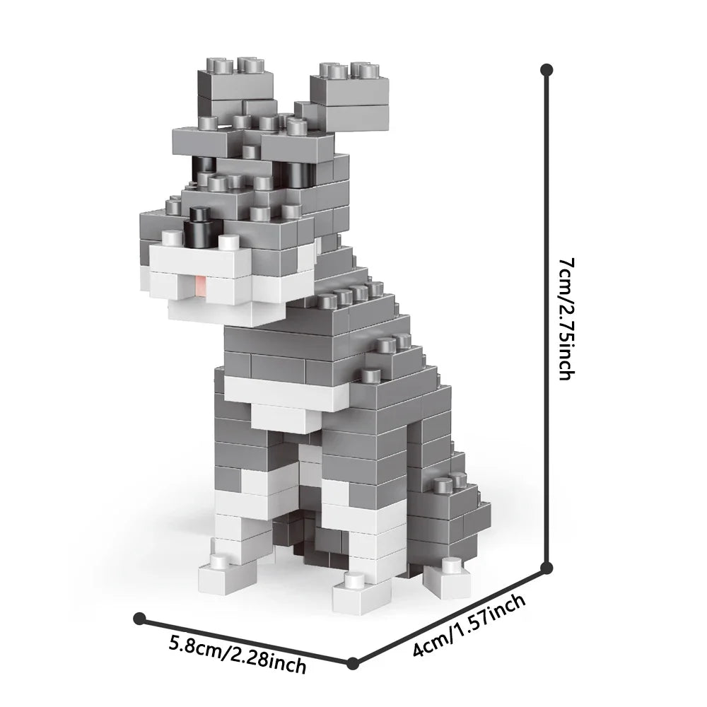 Mini Dachshund Dog Building Blocks Toy for Adults and Kids: Detailed and Lifelike Design,  Fun and Educational Construction Set 7