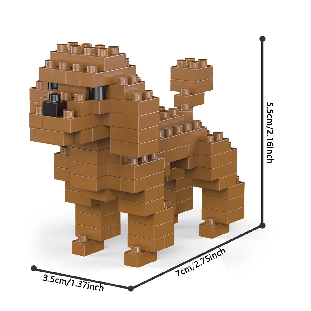 Mini Dachshund Dog Building Blocks Toy for Adults and Kids: Detailed and Lifelike Design,  Fun and Educational Construction Set 13
