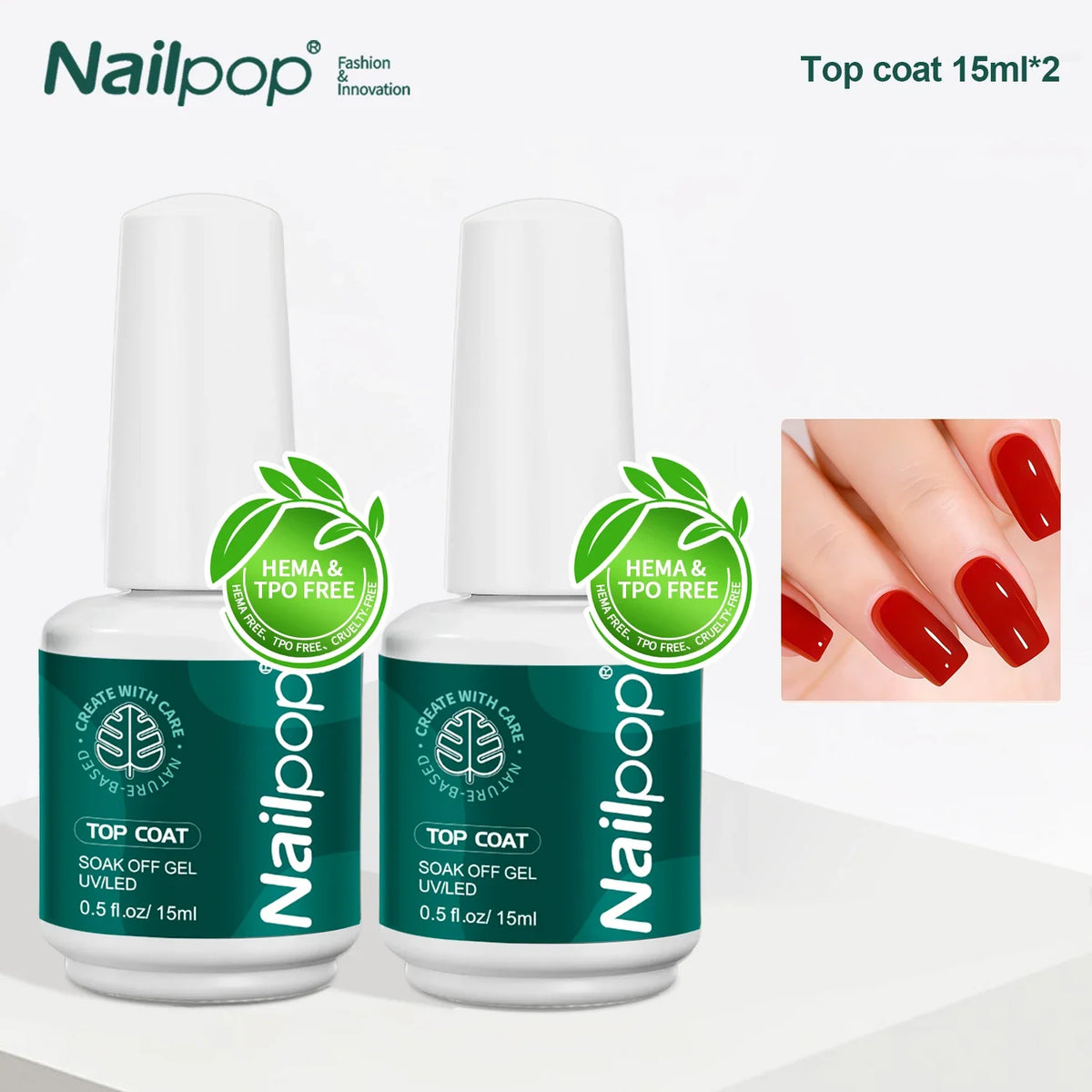 Nailpop Nail Dehydrator and Primer Acid Free Natural Nail Prep for Acrylic and UV Gel Nail Polish Fast Dry Superior Bonding Set 8