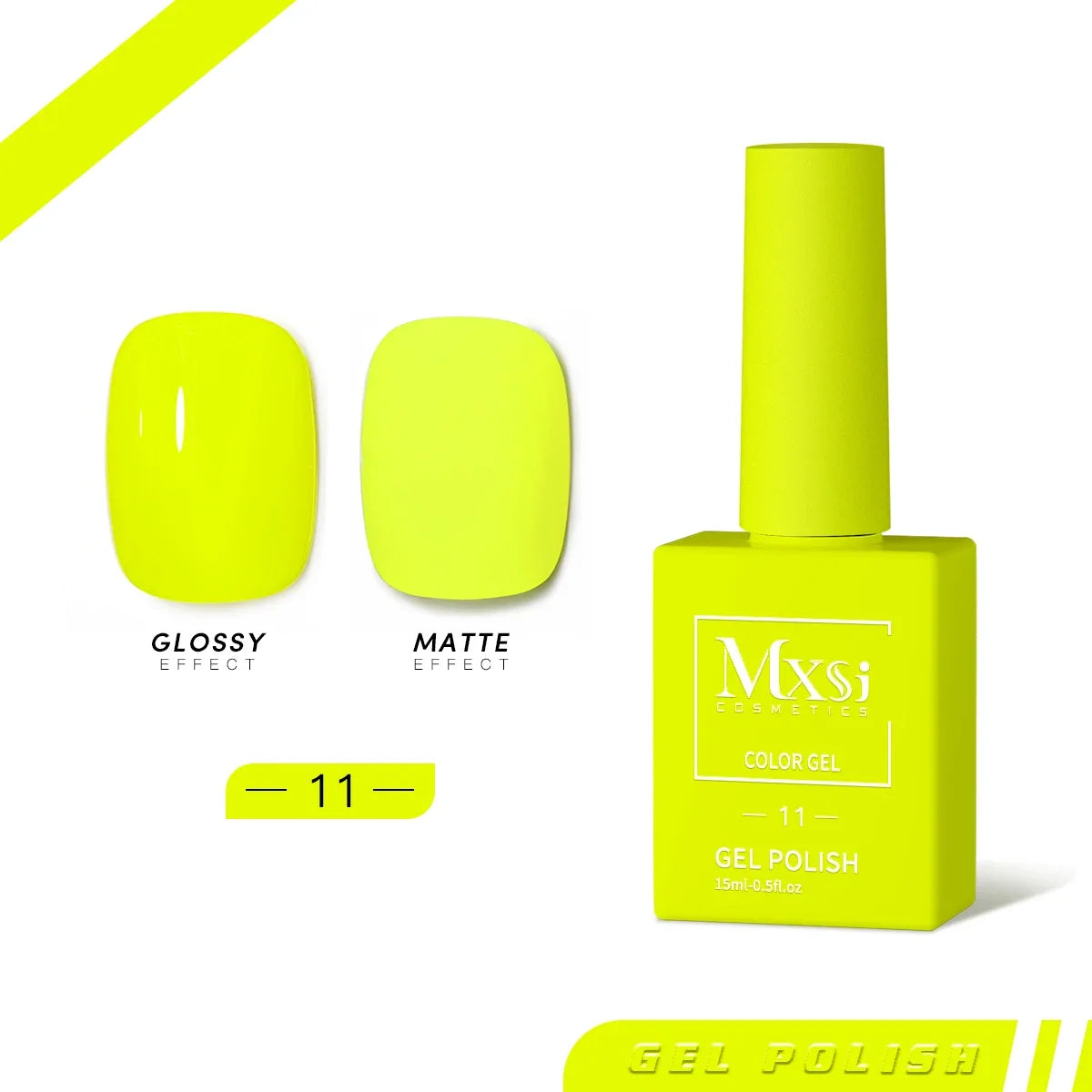 Mxsi 15ml Gel Nail Polish Neon Brown Royal Blue Red Green Pastal Nude Nail Art Varnish Gel Lacquer Top Coat UV Gel Nail Not Set 49