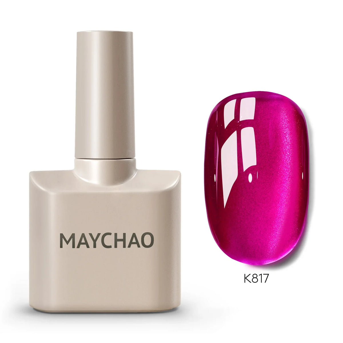 MAYCHAORomantic Galaxy Cat Eye Gel Nail Polish With Magnet Soak off UV Holographic Magnetic Rainbow Gel Polish for Nail Manicure 34