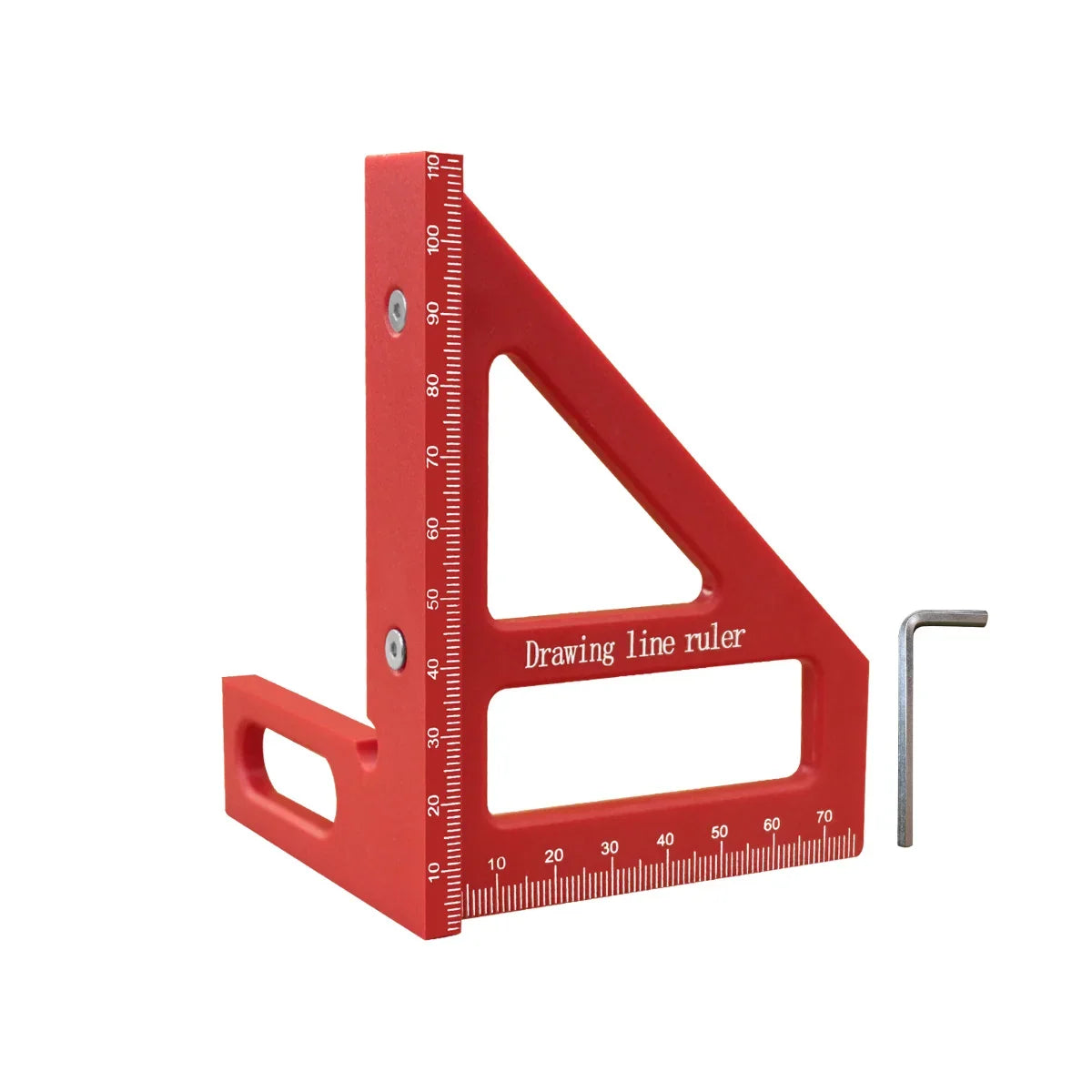 Multi-Angle Measuring Ruler | 45/90 Degree Plastic Carpenter Square Tool for Woodworking 7