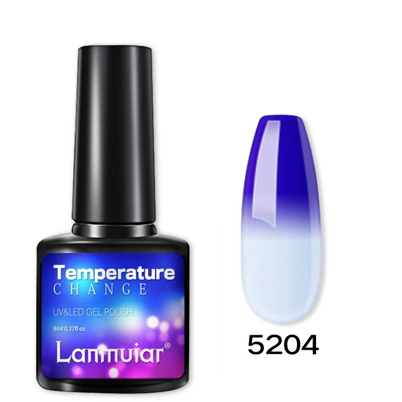 Temperature Color Changing Thermal Nail Polish Fast Drying Water-based Gradient Nail Varnish Manicure Supplies Nail Art 25