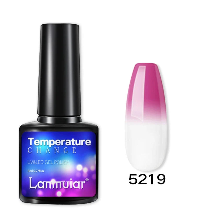 Temperature Color Changing Thermal Nail Polish Fast Drying Water-based Gradient Nail Varnish Manicure Supplies Nail Art 32