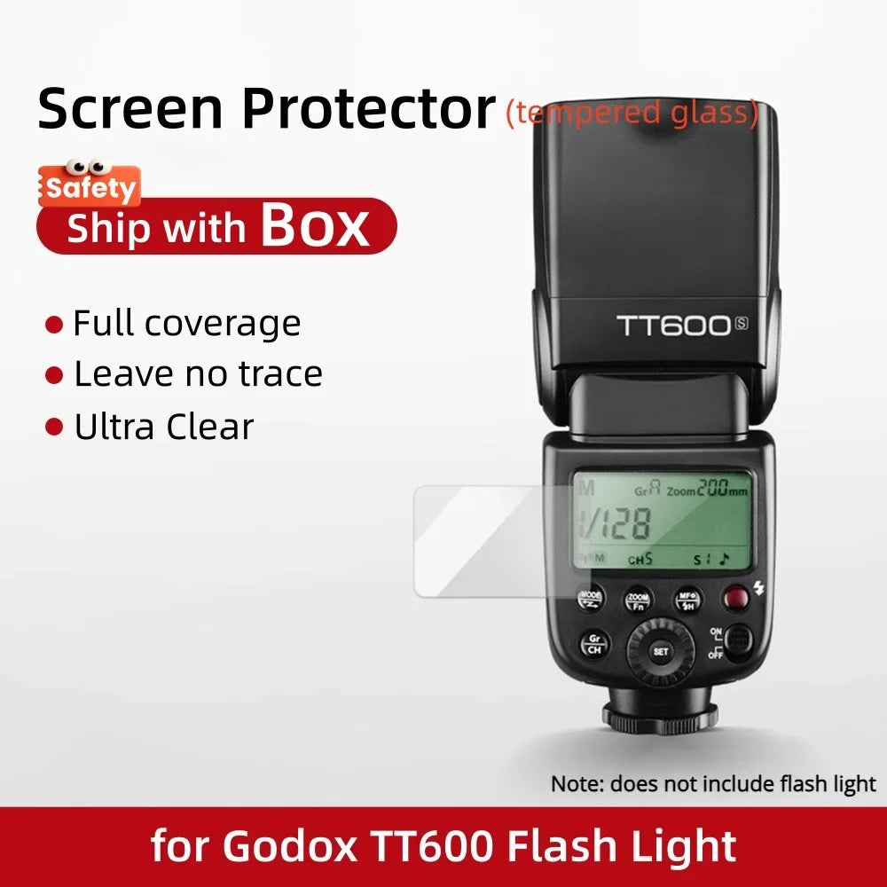 9H Tempered Film Glass Screen Protector Cap for Godox iT30Pro & more 8