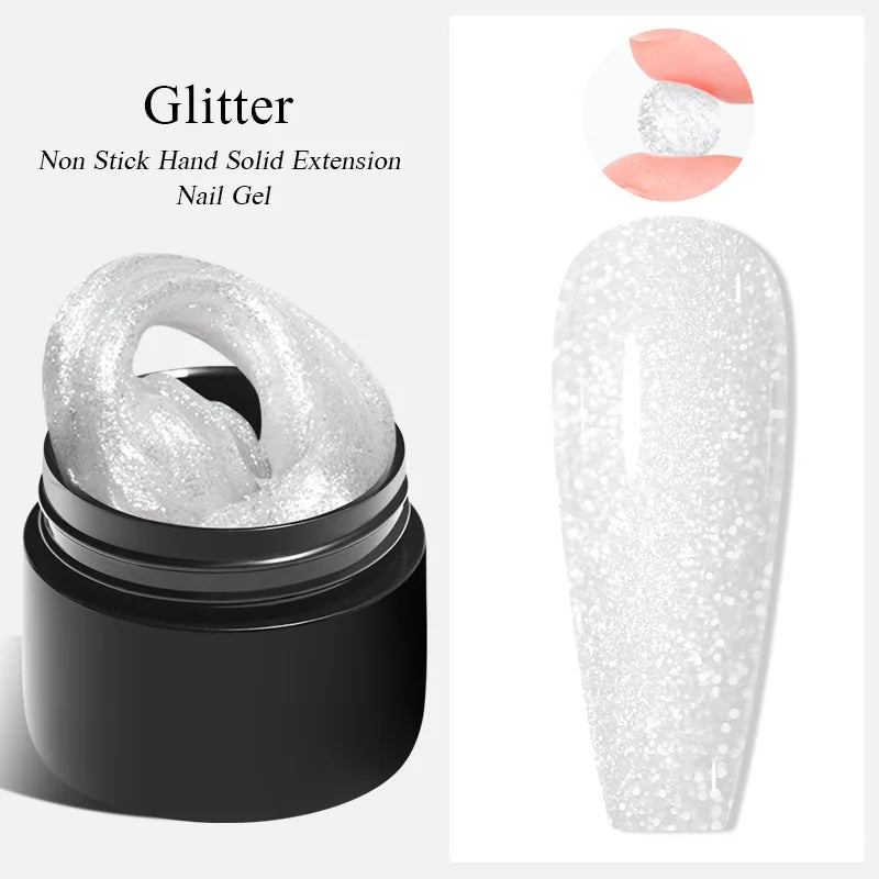 Milky White Nail Extension Gel Clear Nude Building UV Gel For Nails Finger Extensions Form Tips French Nails Manicure Nail Art 64
