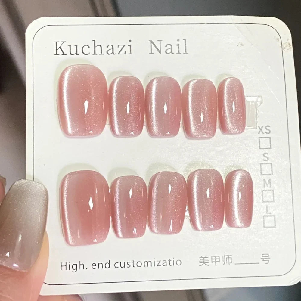 XEIJAYI Pink Cat Eye Gel Nail Polish Ceramic Magnetic Gel UV Semi-permanent Enamels Varnish Nail Supplies For Professionals Gel 4